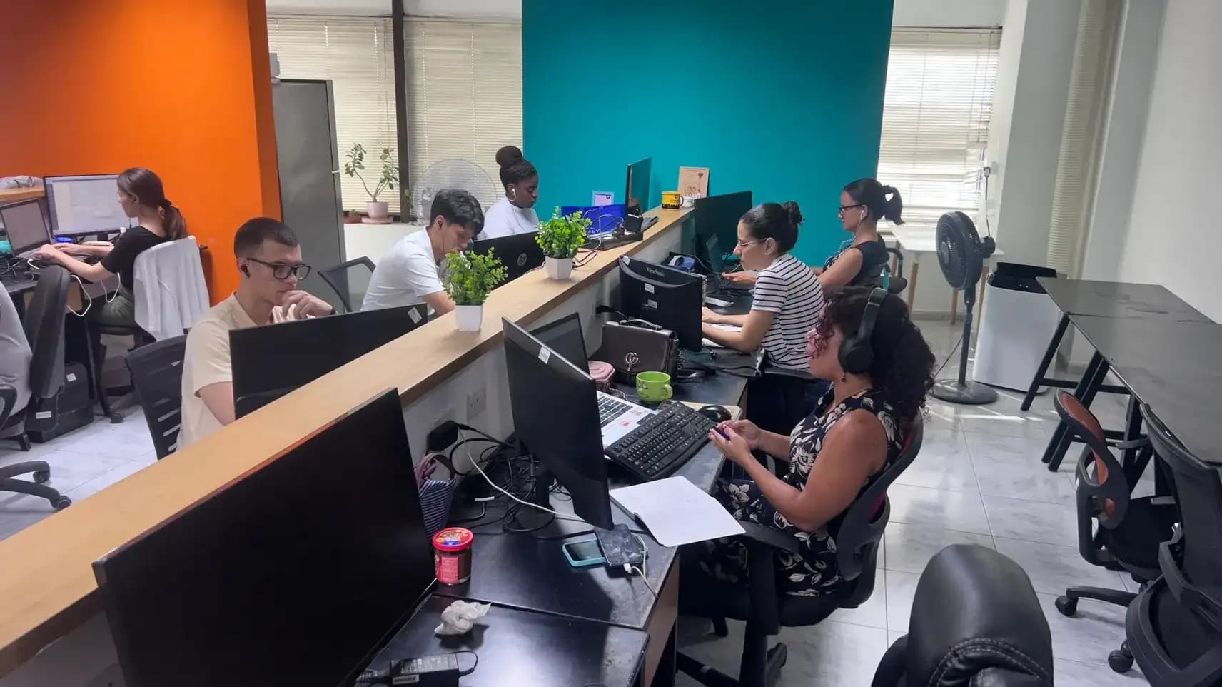 Trabajo cómodamente